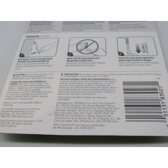 NEW 3M Command Picture Hanging Removable Interlocking Fasteners, 5/8" x 2 1/8" - Picture 12 of 12